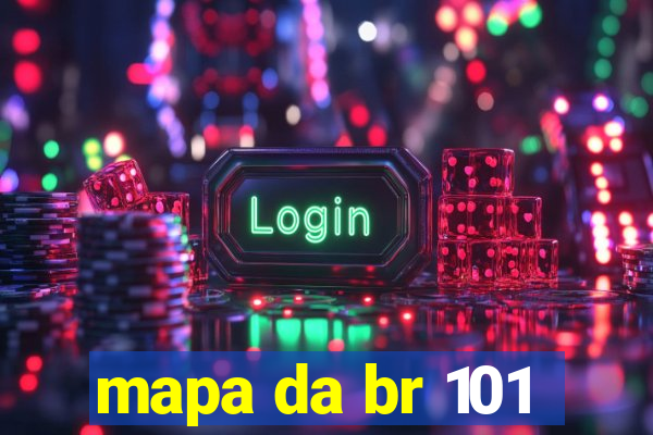 mapa da br 101